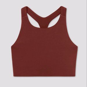 Mahogany Milo Raceback Bra Girlfriend Collective Sportsbra